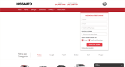 Desktop Screenshot of nissauto.com.br