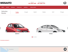 Tablet Screenshot of nissauto.com.br